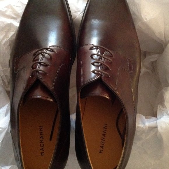 Magnanni Men\'s Knight Dark Brown Leather Dress Shoes - Size 11 - New in Box main image 4